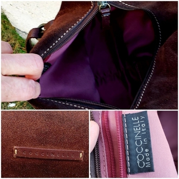 Elegant Brown Suede Women's Bag - Picture 2 of 3